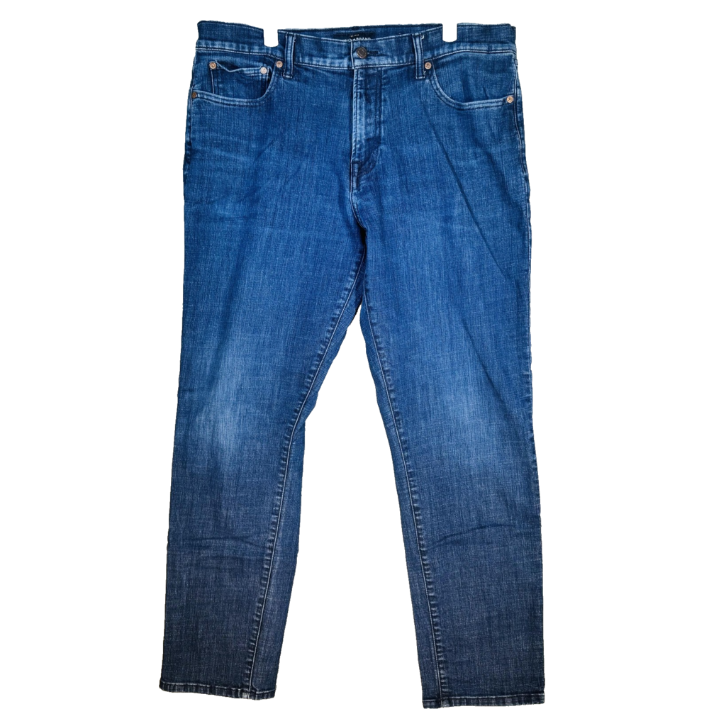 Lucky Brand 221 Straight Men's Jeans 38x33 Blue Denim Medium Wash
